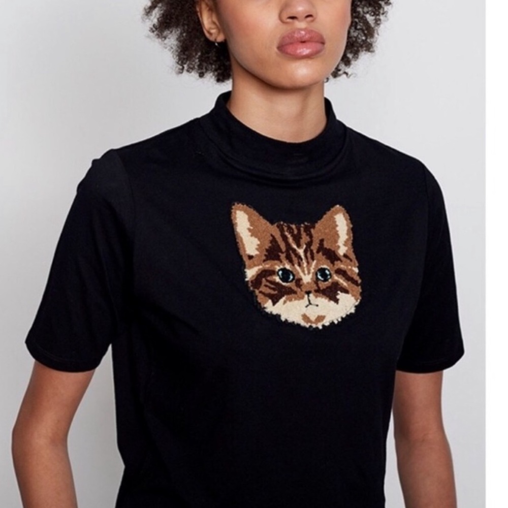 Lazy oaf tabby cat tee size S - Picture 2 of 6
